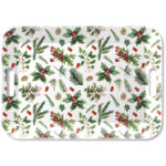 Bandeja servir Serie Winter Greenery 33x47 cm