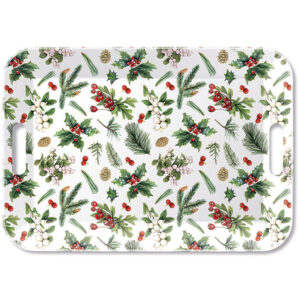 Bandeja servir Serie Winter Greenery 33x47 cm