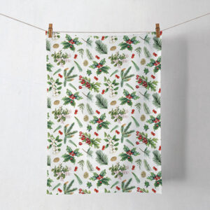 Trapo cocina Navideño Serie Winter Greenery