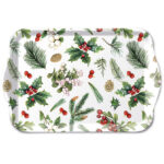 Bandeja servir Serie Winter Greenery 13x21 cm