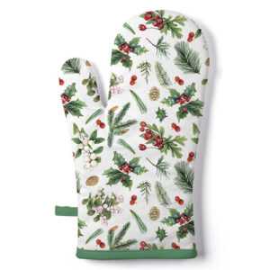 Guante cocina Navideño Serie Winter Greenery