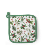 Agarrador cocina Navideño Serie Winter Greenery