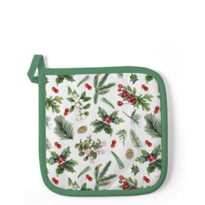 Agarrador cocina Navideño Serie Winter Greenery