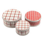 Set 3 cajas redondas Serie Tin