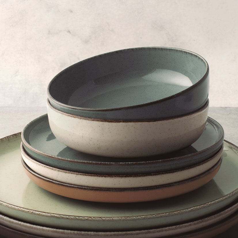 Plato llano porcelana PENGO Serie Pearl 4 unidades - Imagen 2