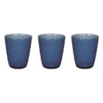 Vaso TOGNANA Davor azul Pack 3 Uds. (Envase completo)