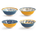 Bol porcelana surtido PENGO Salina 21 cm. (Envase completo)