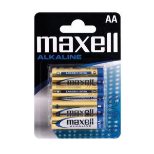 Pila alcalina AAA (LR06) Blíster 4 unid MAXELL (Envase completo)