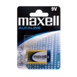 Pila alcalina 9V (LR09) Blíster MAXELL  (Envase completo)