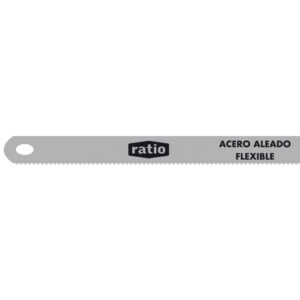 Hoja sierra acero aleado flexible RATIO. (Envase completo)
