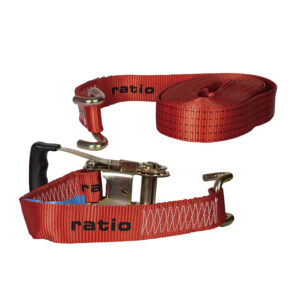 Trinquete RATIO 50mmx9m 2 ganchos abiertos