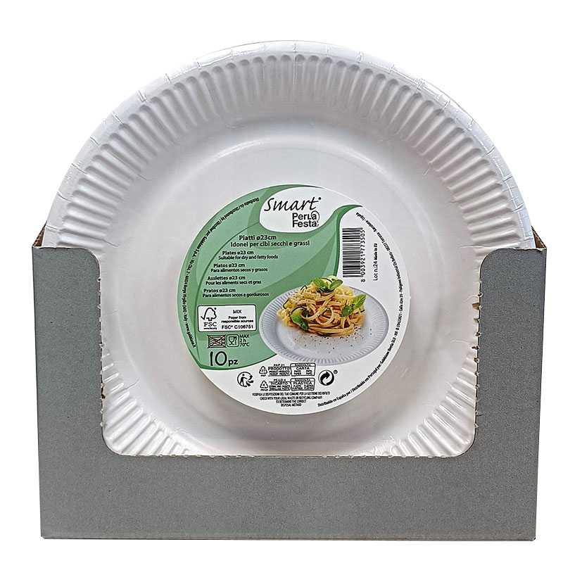 Platos desechables ø 23 cm 150 unidades - Imagen 3