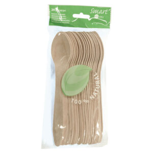 Cucharas madera 20 unidades