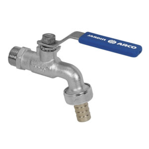 Grifo curvo esfera ARCO mando palanca macho 1/2 x macho 3/4"