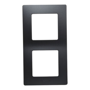 Marco 2 elementos de empotrar LEGRAND serie Niloé Negro