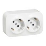 Doble enchufe superficie LEGRAND Serie Oteo-Forix IP21