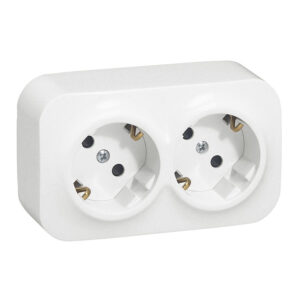 Doble enchufe superficie LEGRAND Serie Oteo-Forix IP21