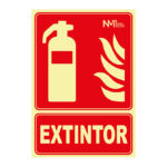 Señal extintor NMZ Clase A 210x300 mm