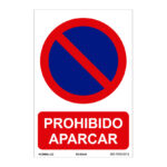 Señal de prohibición NMZ "PROHIBIDO APARCAR"