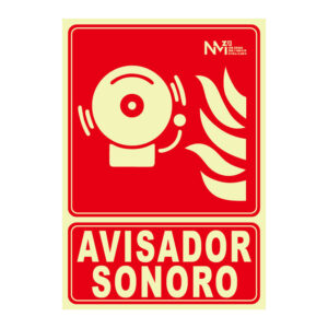 Señal avisador sonoro NMZ Clase B 210x300 mm