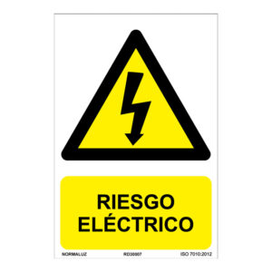 Señal de peligro PVC NMZ "RIESGO ELÉCTRICO"