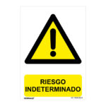 Señal de peligro PVC NMZ "RIESGO INDETERMINADO"