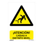 Señal de peligro PVC NMZ "CAIDAS A DISTINTO NIVEL"