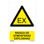 Señal de peligro PVC NMZ "ATMÓSFERAS EXPLOSIVAS"