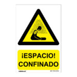 Señal de peligro PVC NMZ "ESPACIO CONFINADO"
