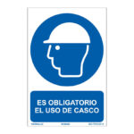 Señal uso obligatorio casco NMZ