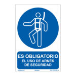 Señal uso obligatorio arnés NMZ