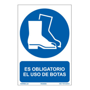 Señal uso obligatorio NMZ botas PVC