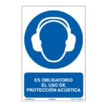Señal uso obligatorio NMZ protección acústica