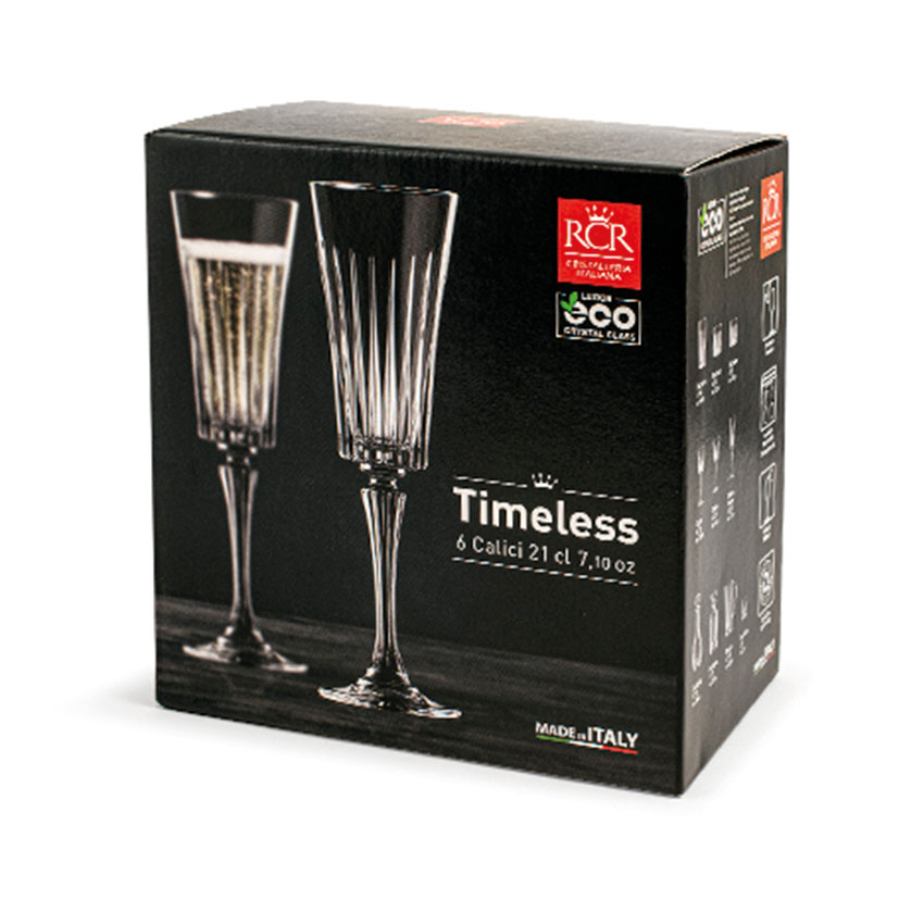Copas flauta PENGO serie Timeless 23,8 cl 6 unidades - Imagen 2
