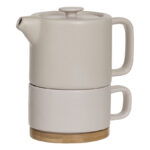 Tetera beige Serie Nature