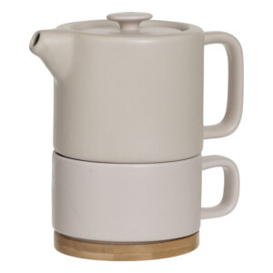Tetera beige Serie Nature