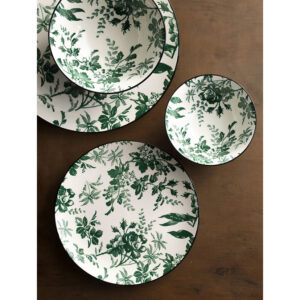 Plato llano porcelana PENGO serie Margaret 6 unidades