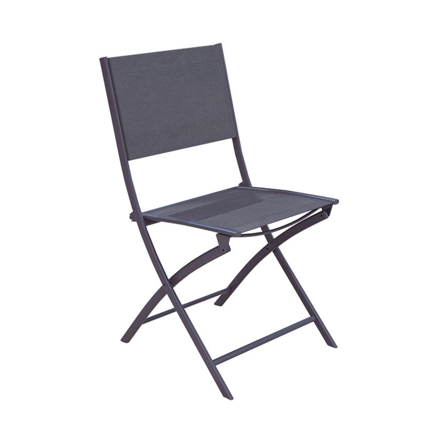 Silla plegable jardín Parma acero/textilene 4 unidades - Imagen 2