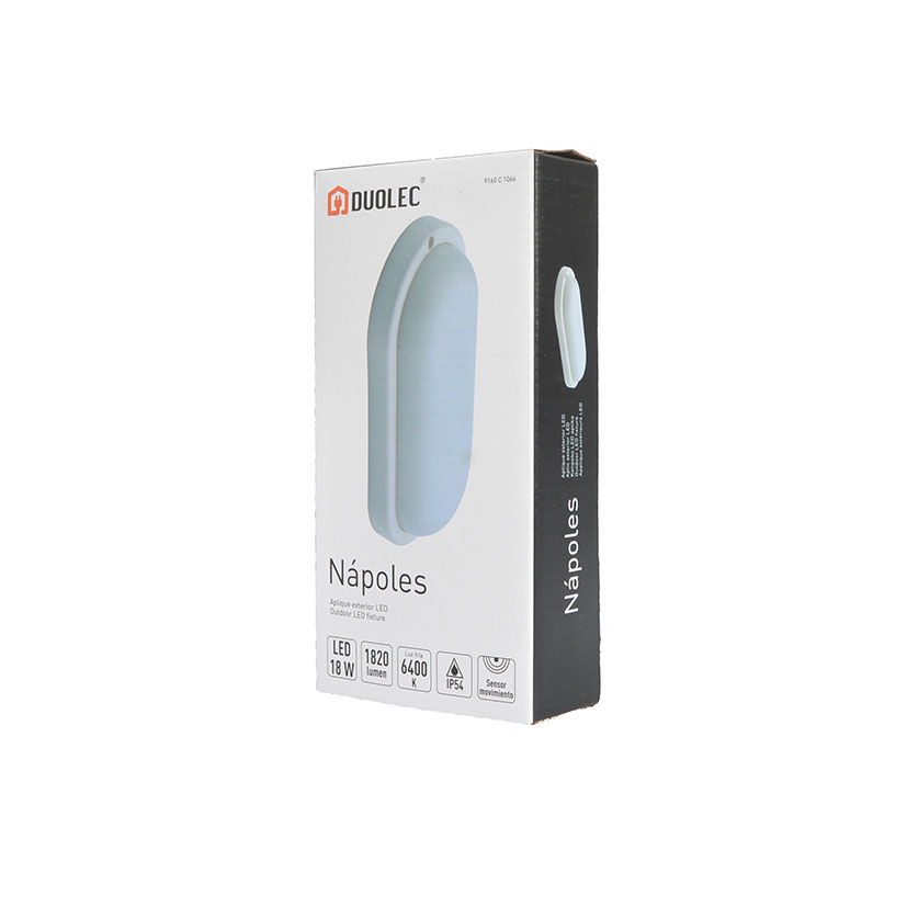 Aplique exterior LED DUOLEC Nápoles Oval 18 W 6400 K - Imagen 2