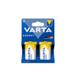 Pila alcalina D (LR20) Blíster 2 pilas VARTA Energy (Envase completo)