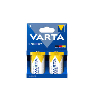 Pila alcalina D (LR20) Blíster 2 pilas VARTA Energy (Envase completo)