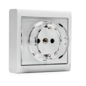 Base enchufe superficie con TT FAMATEL serie 8000 New