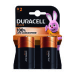 Pila alcalina D (LR20) Blíster 2 pilas DURACELL Plus (Envase completo)