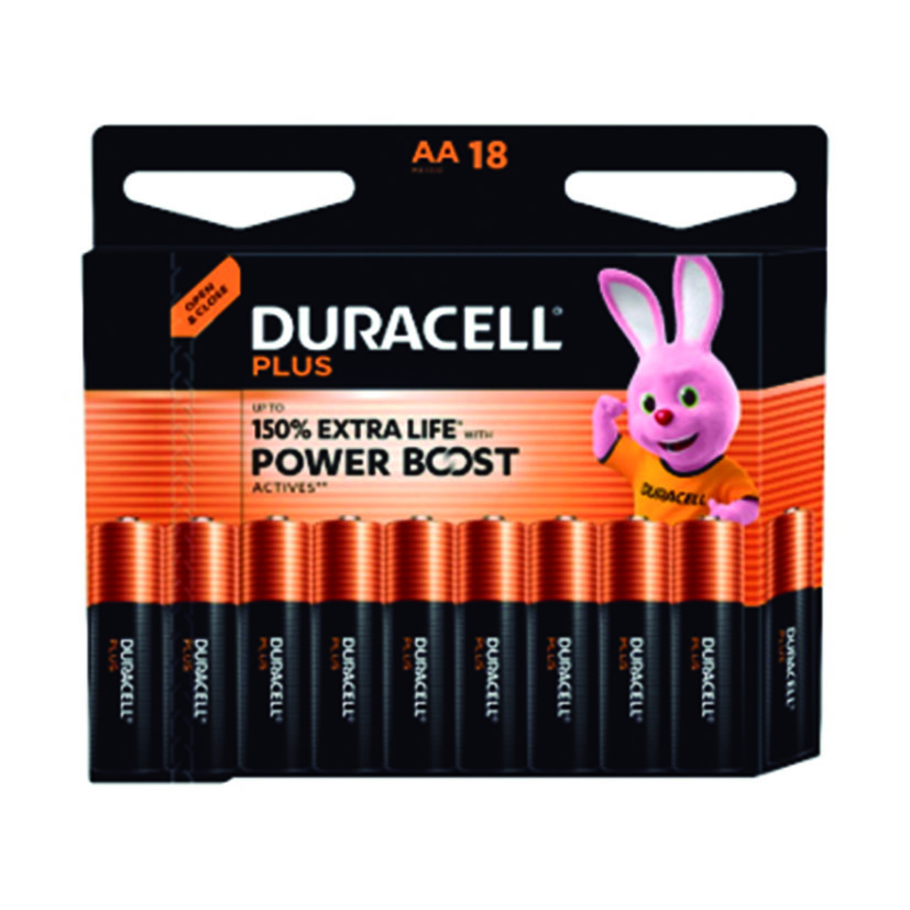 Pila alcalina AAA (LR06) Blíster 18 pilas DURACELL Power Boost (Envase completo)