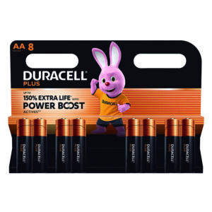 Pila alcalina AAA (LR06) Blíster 8 pilas DURACELL Power Boost (Envase completo)