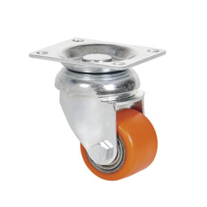 Rueda semi-industrial ALEX serie LP-VN platina giratoria sin freno