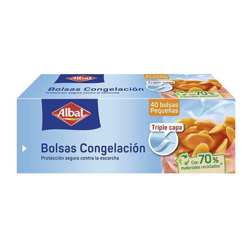 Bolsa congelación ALBAL 19x24 cm