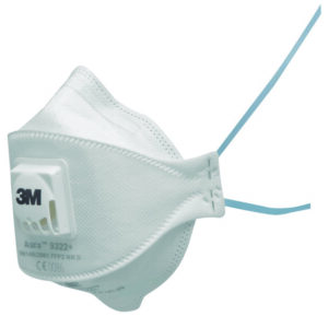 Mascarilla protección FFP2 con válvula 3M Aura 9322  7100258909  10 unidades