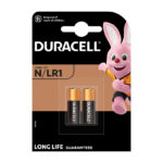Pila alcalina N (LR1) Blíster 2 pilas DURACELL Security (Envase completo)