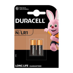 Pila alcalina N (LR1) Blíster 2 pilas DURACELL Security (Envase completo)